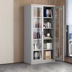 Glass Door Office Cabinet