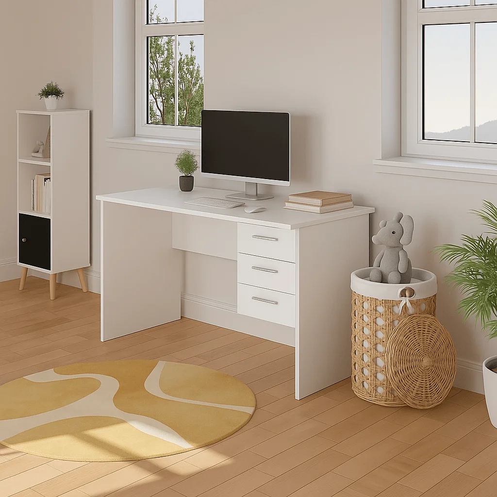 Wooden Home Office Study Desk
