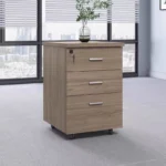 3-Drawer Wooden Office Pedestal