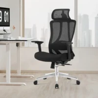 Modern Ergonomic Office Chair – Short Description The Modern Ergonomic Office Chair is designed to provide comfort, support, and style for everyday office use. With its ergonomic structure, adjustable features, and durable build, it promotes proper posture while enhancing productivity in both office and home workspaces. Key Features ✅ Ergonomic design for improved posture and comfort ✅ Adjustable height and tilt for personalized seating ✅ Comfortable cushioning for long working hours ✅ Durable construction for everyday use ✅ Modern stylish design for office and home