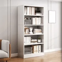 Modern 5‑Tier Office Bookshelf – Sleek & Spacious Storage Organize your workspace with this modern 5‑tier office bookshelf, designed to blend contemporary style with practical storage. Featuring five spacious shelves, it provides ample room for books, files, décor, and office essentials while keeping your space neat and clutter‑free. Crafted from durable materials with a clean finish, this bookshelf enhances modern office interiors and offers sturdy support for everyday use. Its vertical design makes it ideal for maximizing storage in compact rooms or study areas. ✅ Five tiers for maximum storage and display ✅ Durable construction with sleek modern finish ✅ Spacious shelves for books, files, and accessories ✅ Stable frame built for everyday office use ✅ Stylish design that suits contemporary workspaces ✅ Perfect for offices, home study rooms, and lounges