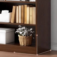 Modern 5‑Tier Office Bookshelf – Sleek & Spacious Storage Organize your workspace with this modern 5‑tier office bookshelf, designed to blend contemporary style with practical storage. Featuring five spacious shelves, it provides ample room for books, files, décor, and office essentials while keeping your space neat and clutter‑free. Crafted from durable materials with a clean finish, this bookshelf enhances modern office interiors and offers sturdy support for everyday use. Its vertical design makes it ideal for maximizing storage in compact rooms or study areas. ✅ Five tiers for maximum storage and display ✅ Durable construction with sleek modern finish ✅ Spacious shelves for books, files, and accessories ✅ Stable frame built for everyday office use ✅ Stylish design that suits contemporary workspaces ✅ Perfect for offices, home study rooms, and lounges